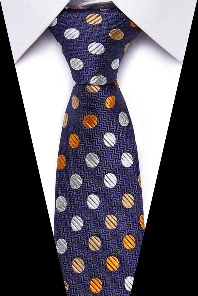 Luxury 7.5cm Men's Classic Tie Set