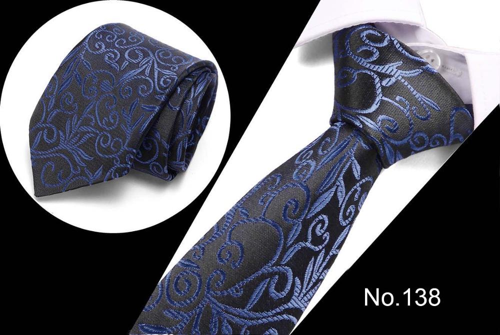Luxury Men's Print Pattern Slim Neckties