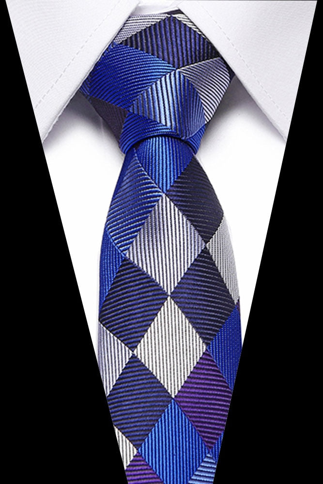 Luxury 7.5cm Men's Classic Tie Set