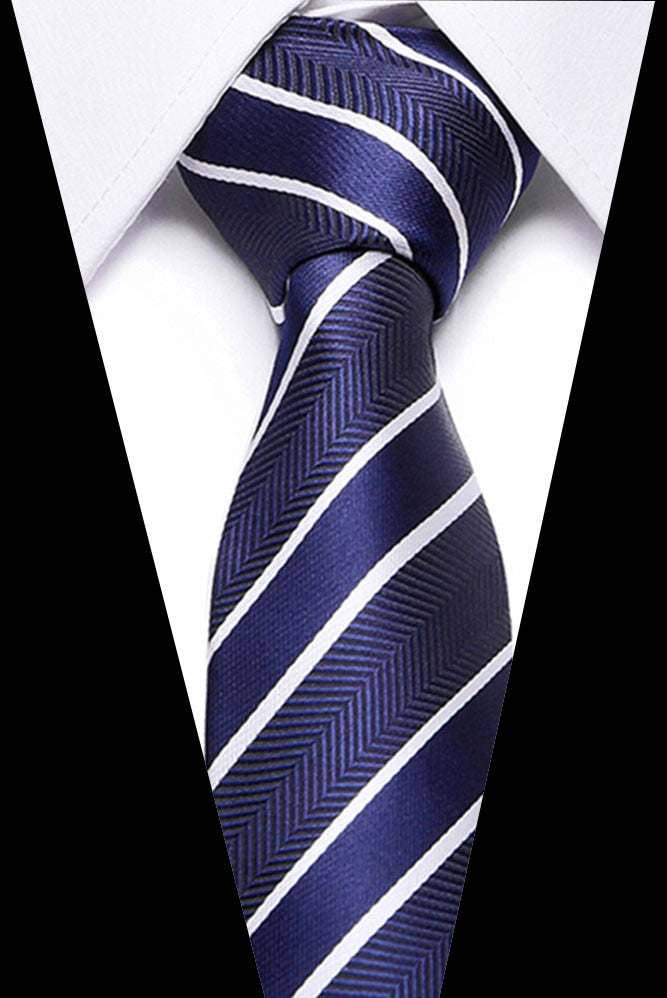 Luxury 7.5cm Men's Classic Tie Set