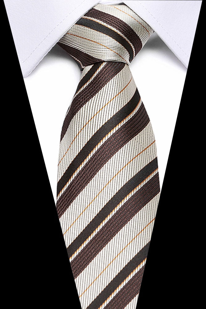 Luxury 7.5cm Men's Classic Tie Set
