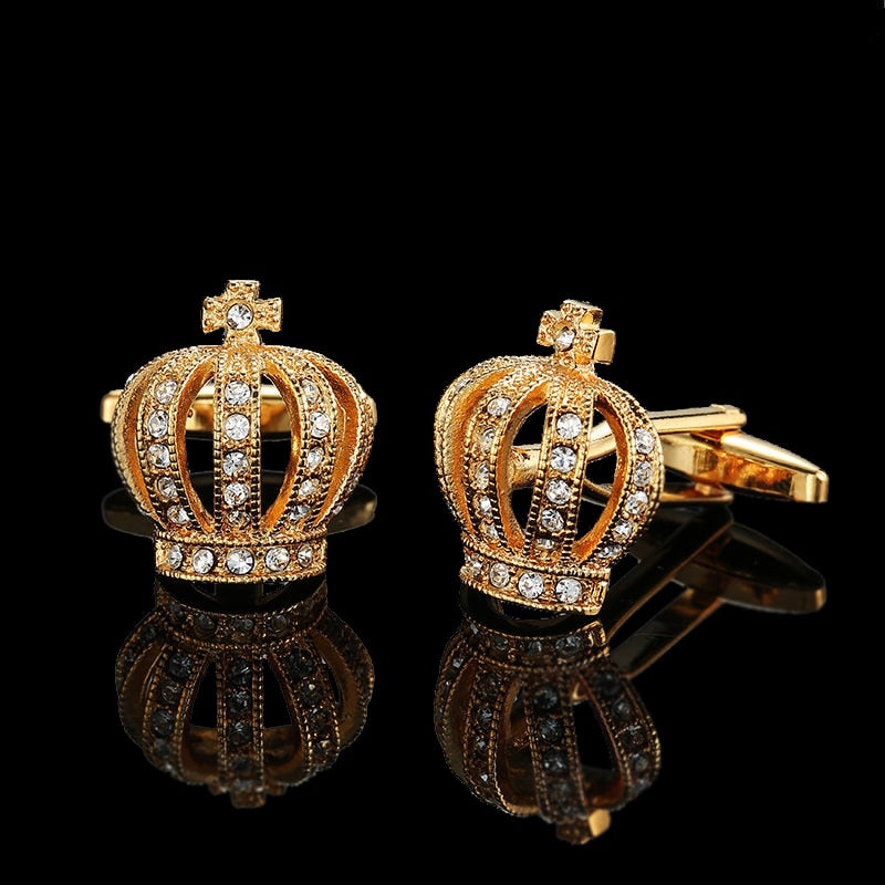 High quality Brass Plated 18K Gold French Cufflinks