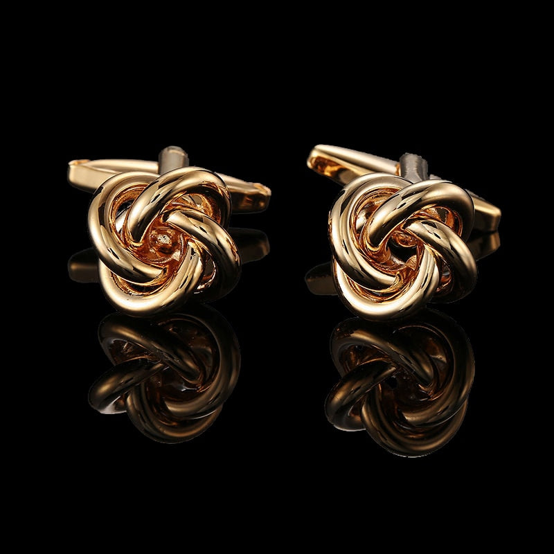 High quality Brass Plated 18K Gold French Cufflinks