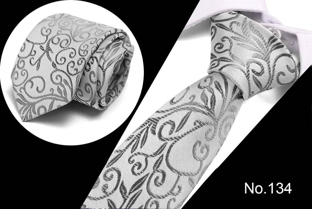 Luxury Men's Print Pattern Slim Neckties