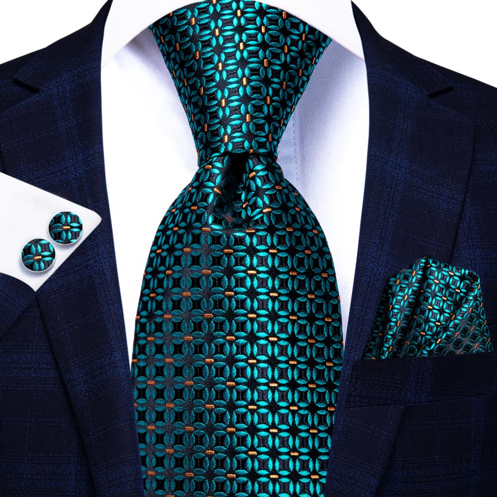 100% Silk Luxury Paisley Tie Set