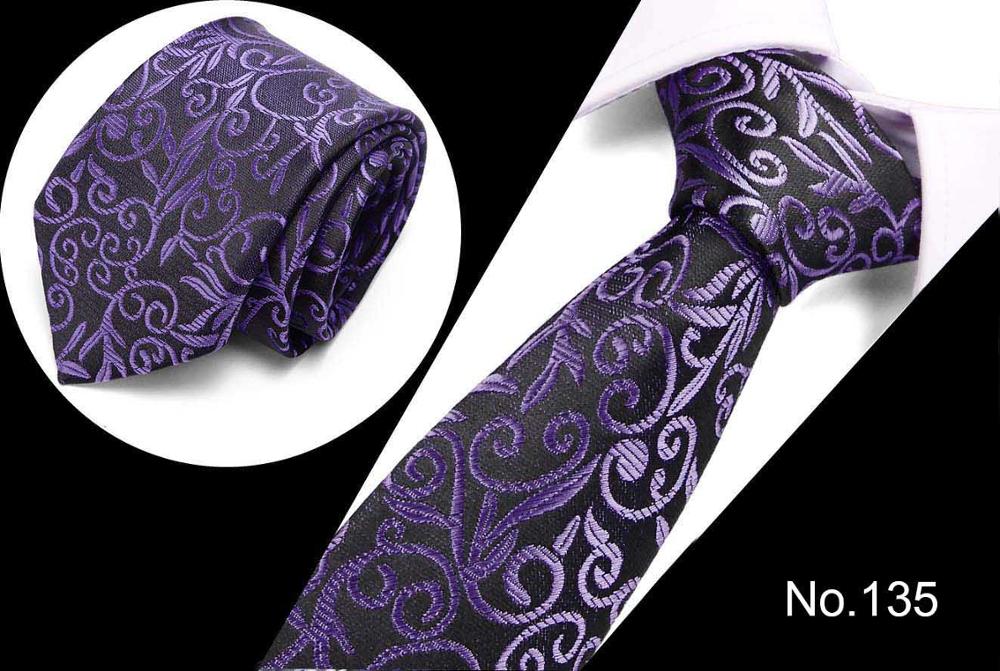 Luxury Men's Print Pattern Slim Neckties