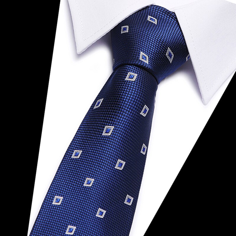 Luxury Men's Print Pattern Slim Neckties