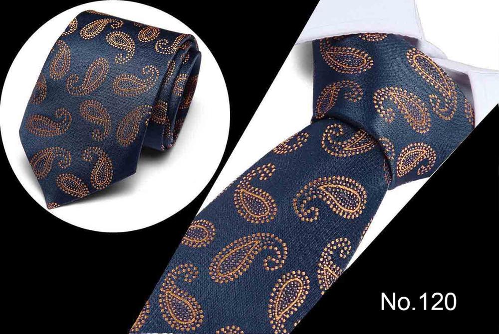 Luxury Men's Print Pattern Slim Neckties