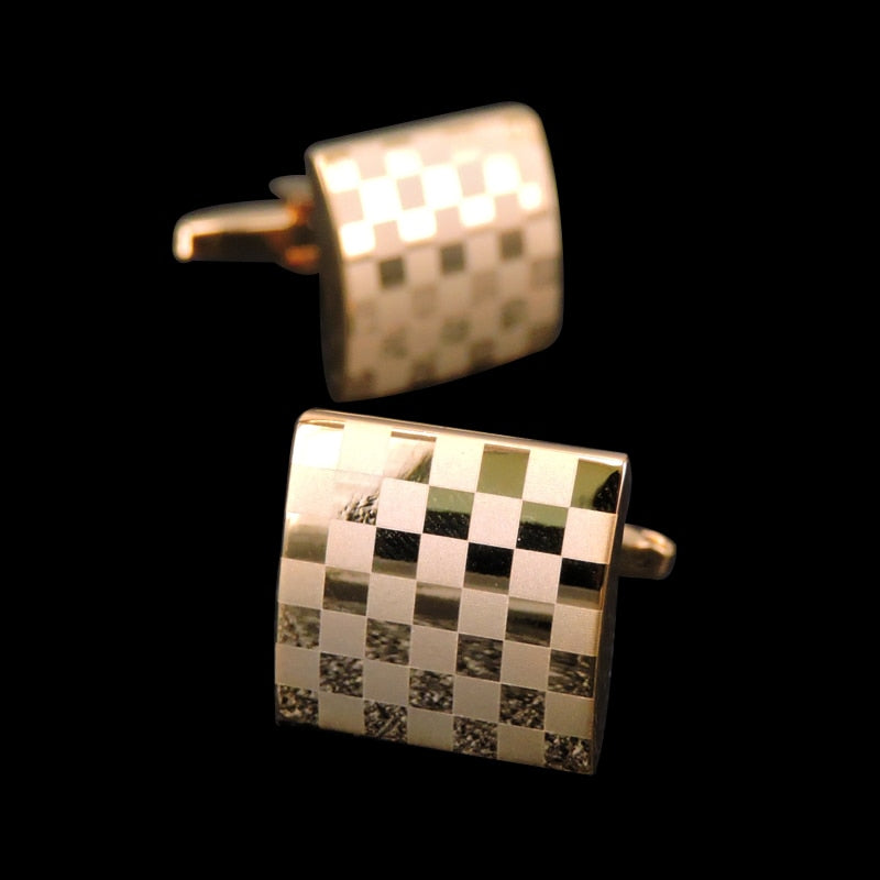 High quality Brass Plated 18K Gold French Cufflinks