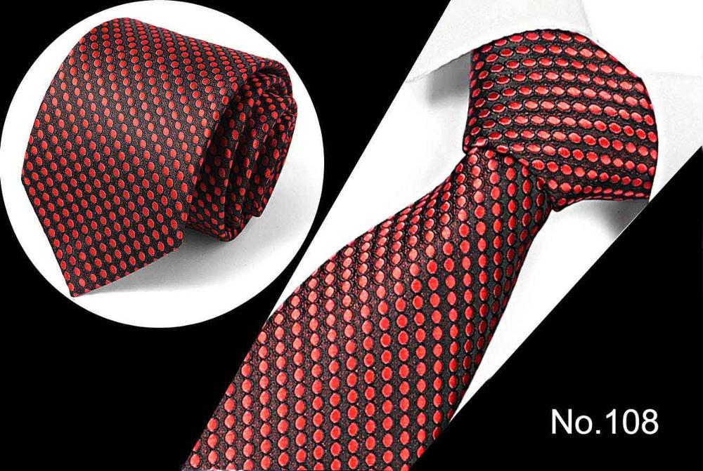 Luxury Men's Print Pattern Slim Neckties