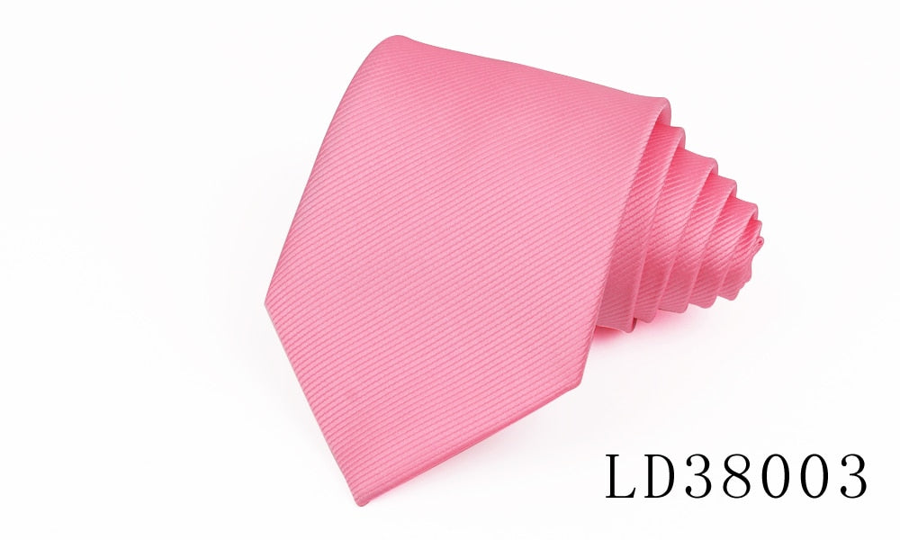 Candy Color Ties for Men / Women Polyester Classic Neckties 8cm Width Tie Skinny