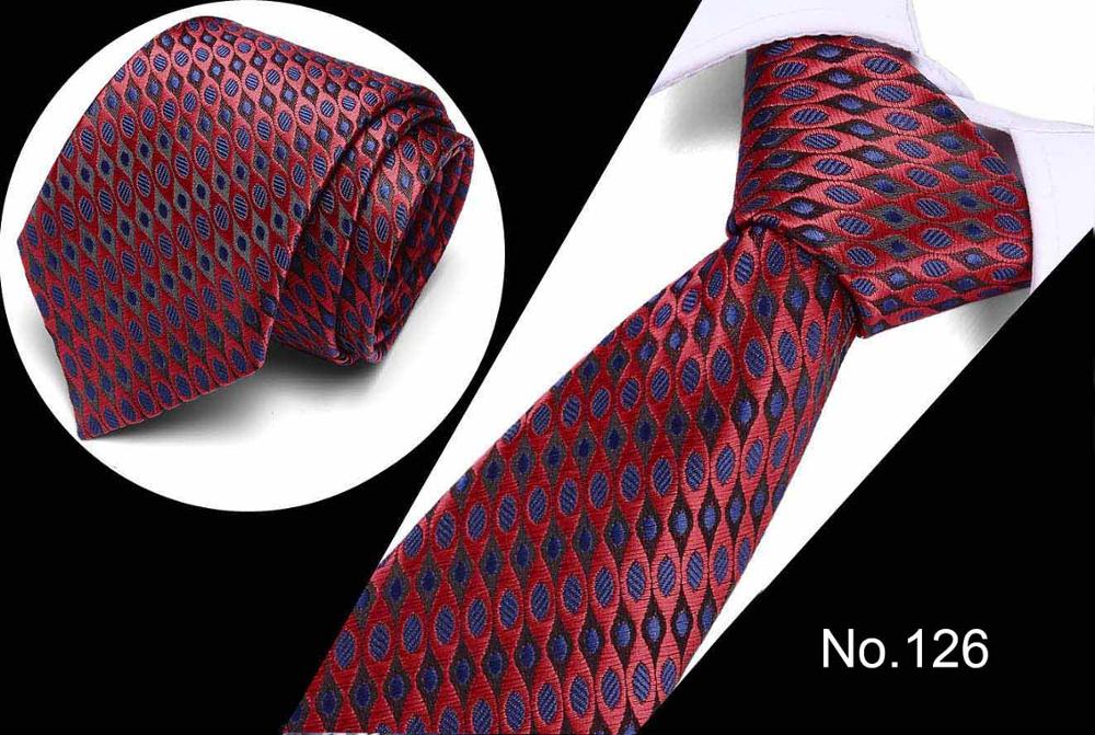 Luxury Men's Print Pattern Slim Neckties