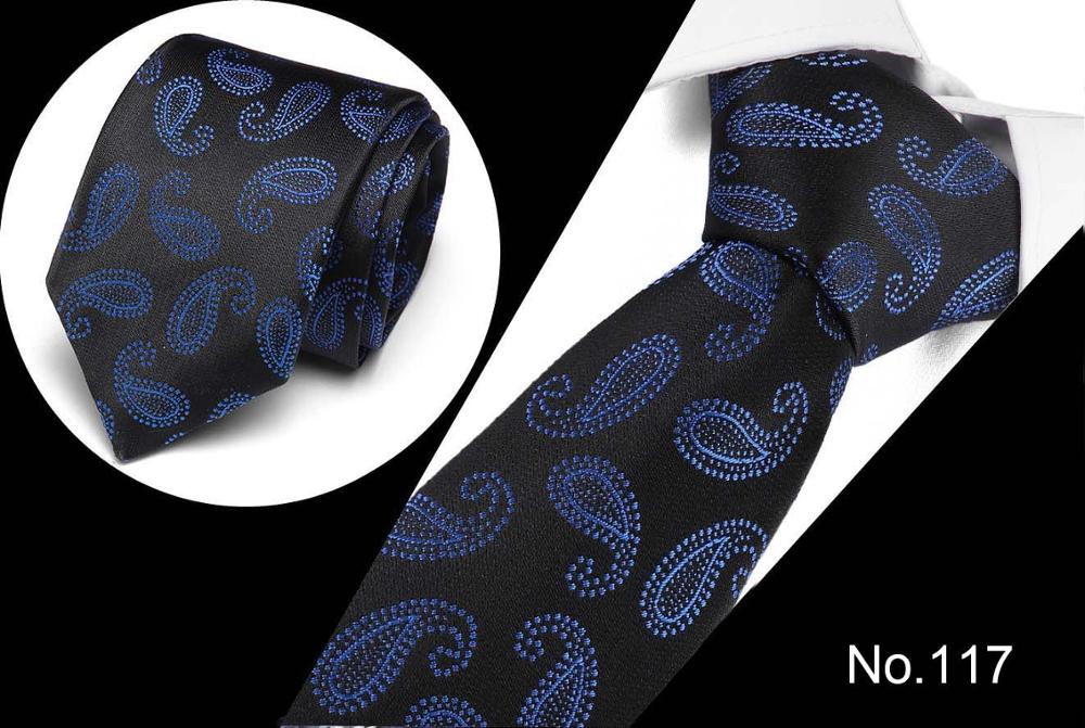 Luxury Men's Print Pattern Slim Neckties