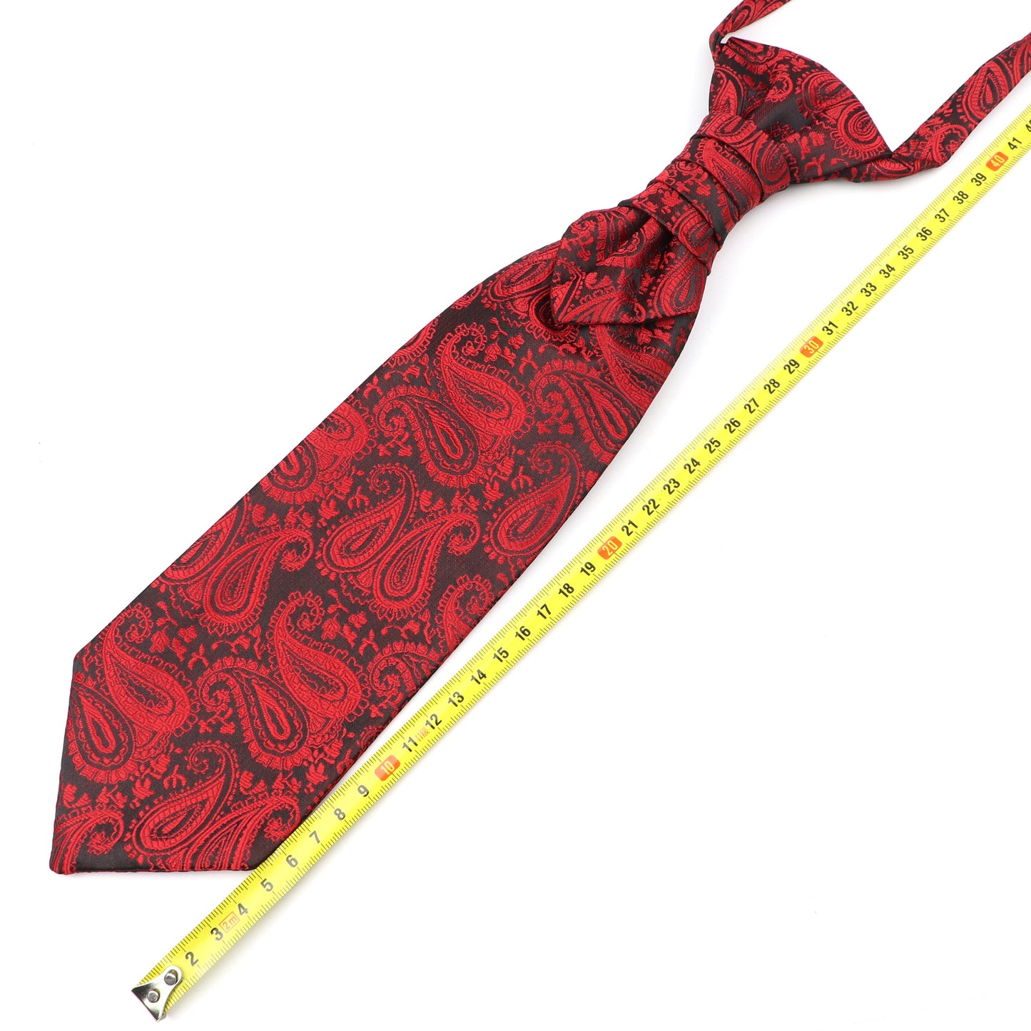 Luxury Men ‘s Paisley Ascots Necktie Tied Knot