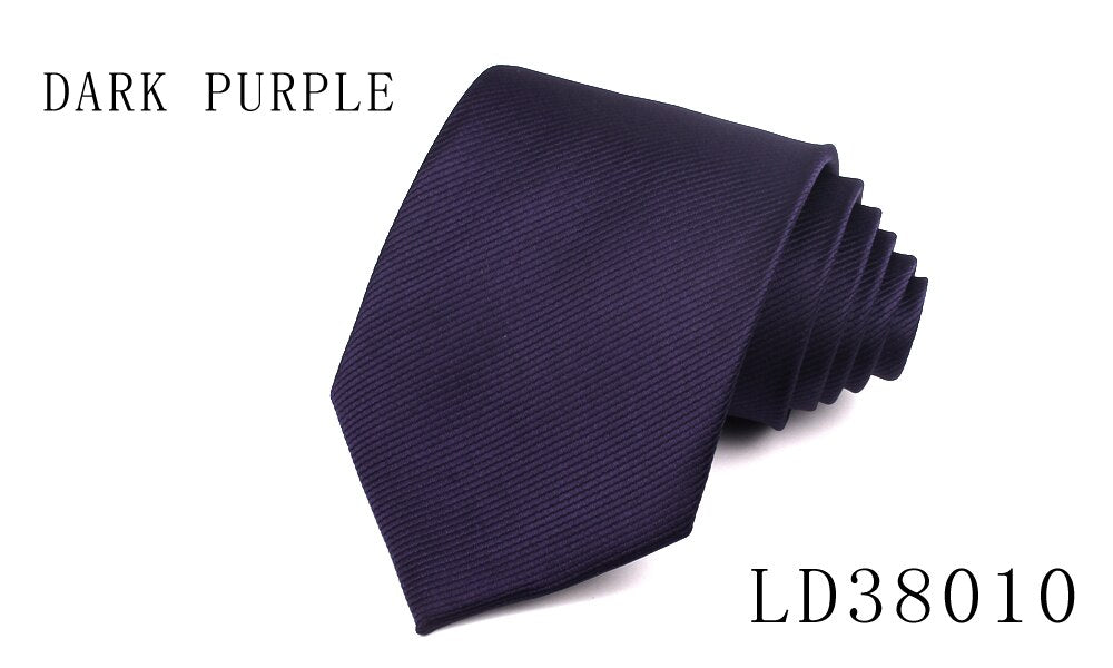 Candy Color Ties for Men / Women Polyester Classic Neckties 8cm Width Tie Skinny