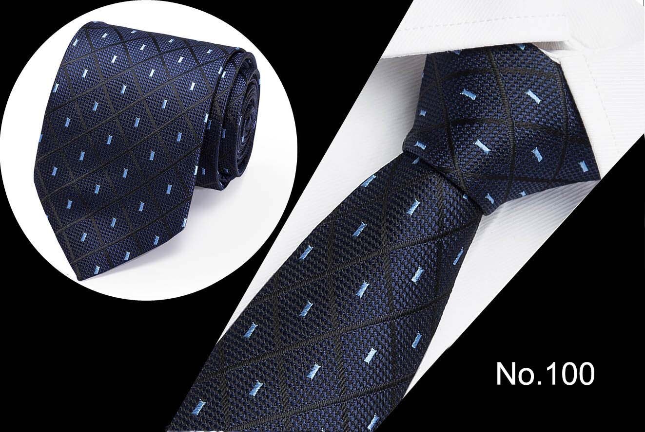 Luxury Men's Print Pattern Slim Neckties