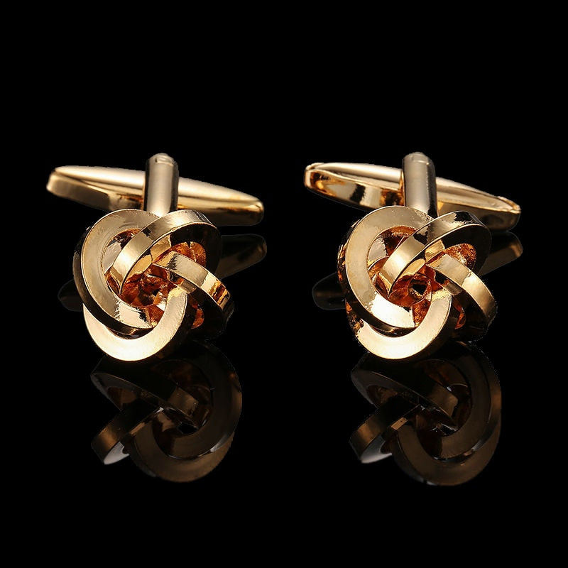 High quality Brass Plated 18K Gold French Cufflinks