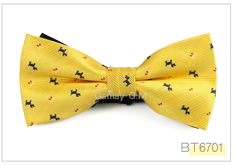 Men Fashion Casual Floral Bow Ties