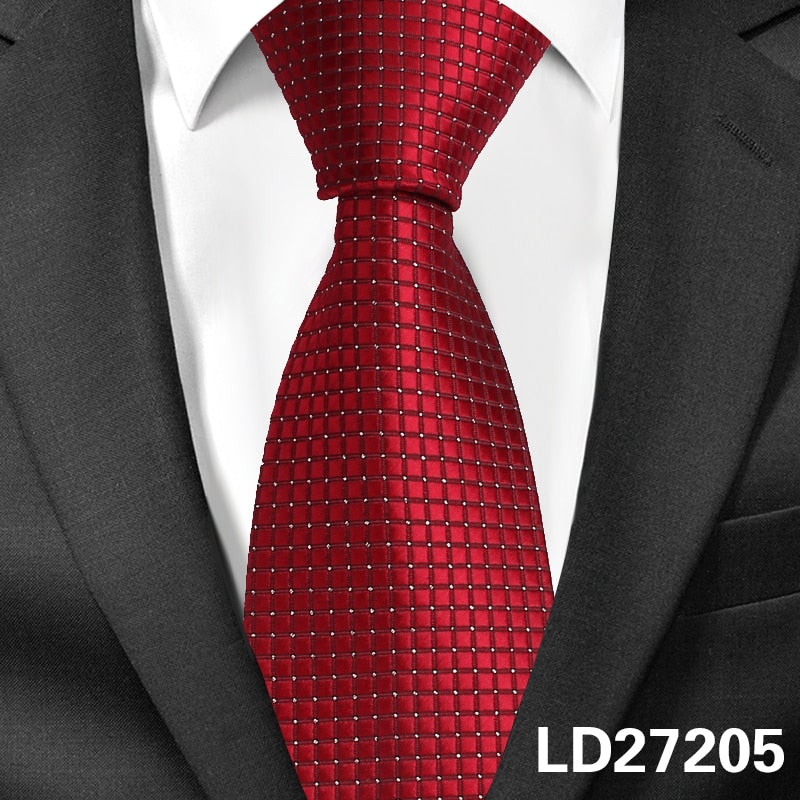 Classic Plaid Neck Ties for Men