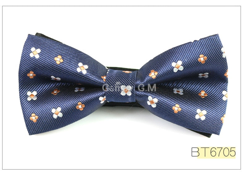 Men Fashion Casual Floral Bow Ties