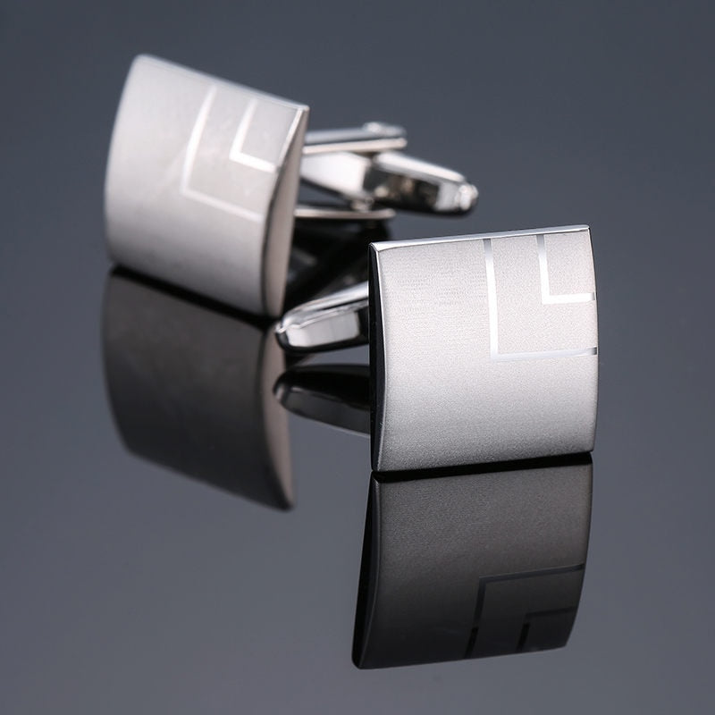 High Quality Laser Engraved Cufflinks