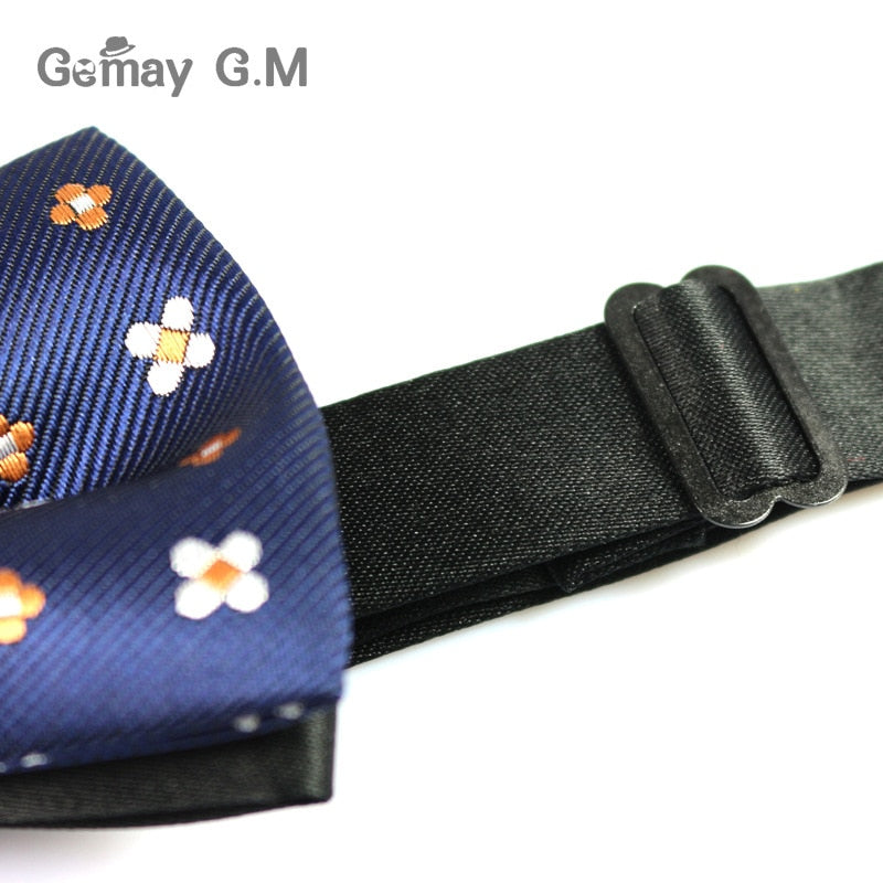 Men Fashion Casual Floral Bow Ties