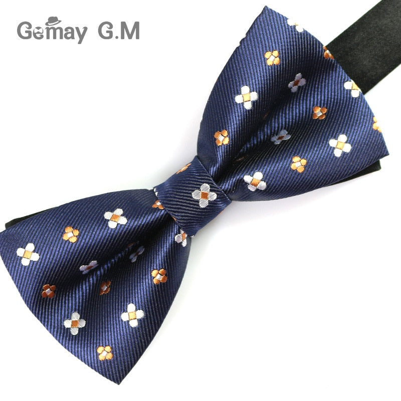 Men Fashion Casual Floral Bow Ties