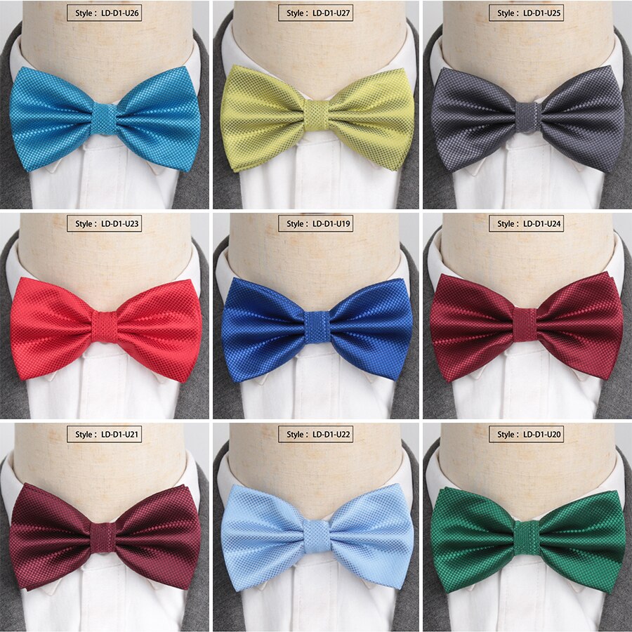 High Fashion Boys Girls Butterfly Bow Tie Candy Solid Color