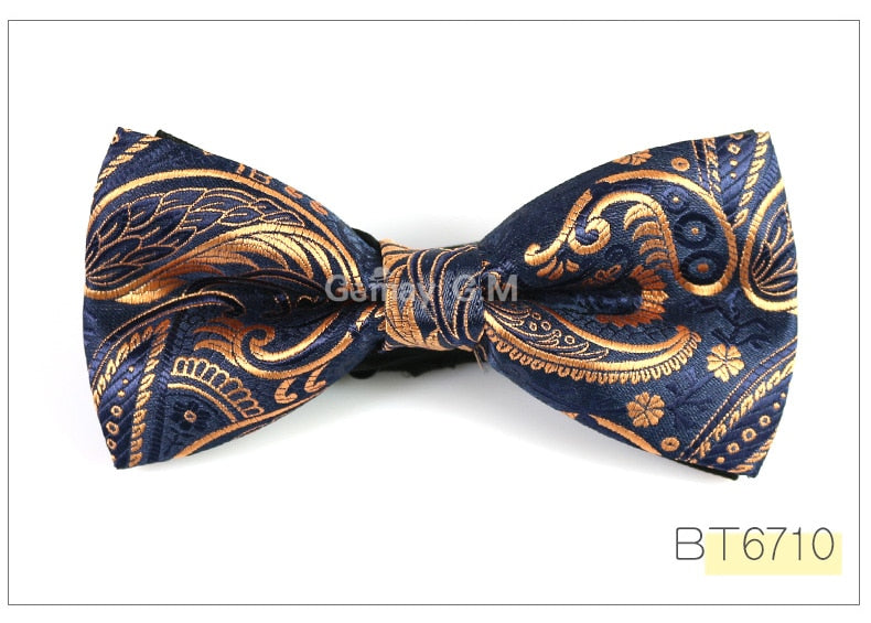 Men Fashion Casual Floral Bow Ties