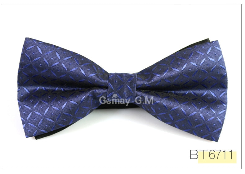 Men Fashion Casual Floral Bow Ties