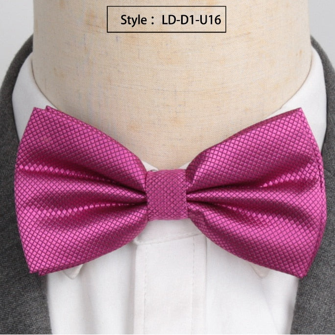 High Fashion Boys Girls Butterfly Bow Tie Candy Solid Color