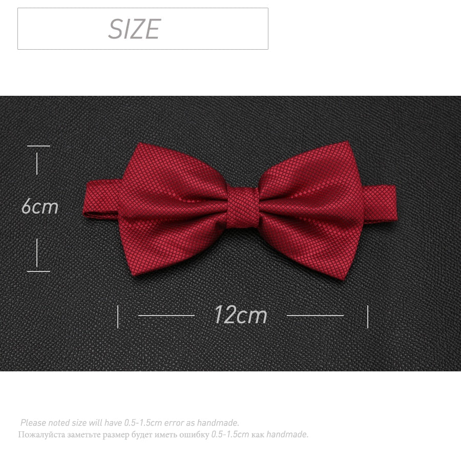 High Fashion Boys Girls Butterfly Bow Tie Candy Solid Color