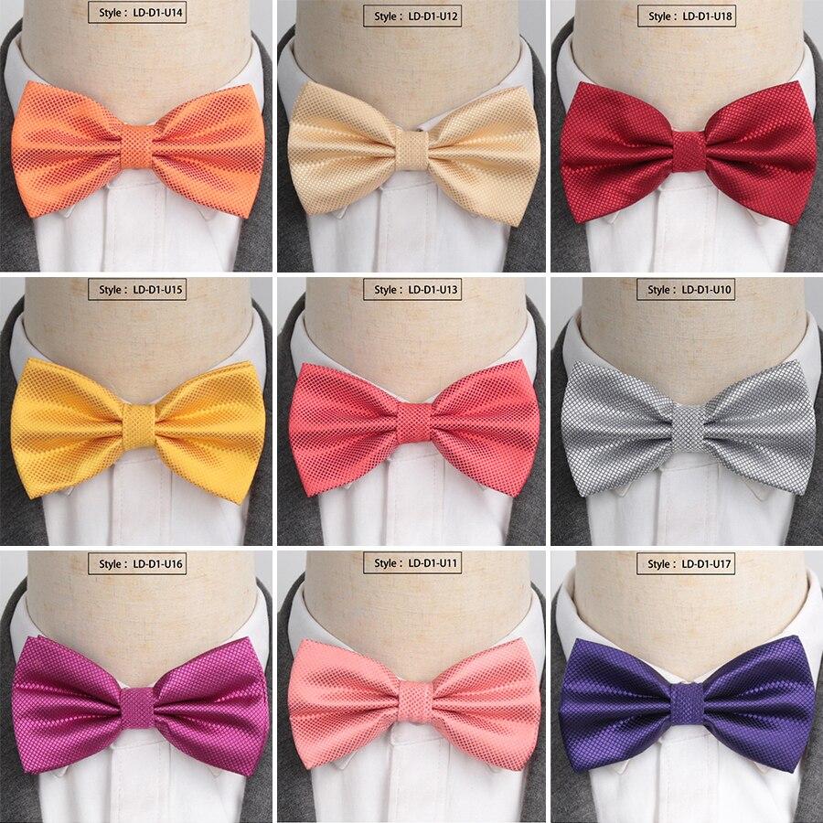 High Fashion Boys Girls Butterfly Bow Tie Candy Solid Color