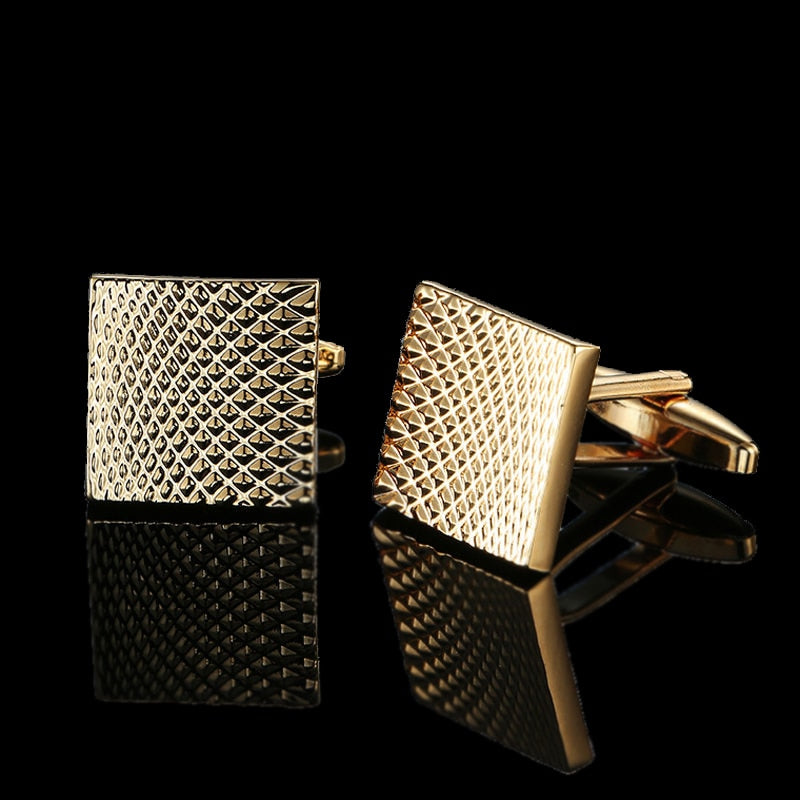 High quality Brass Plated 18K Gold French Cufflinks