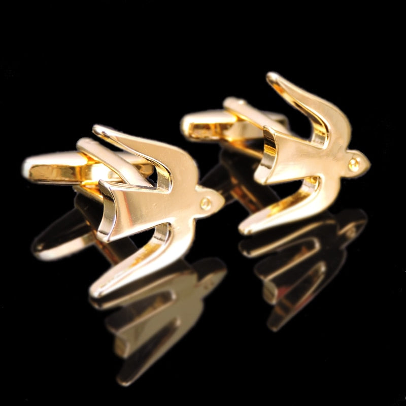 High quality Brass Plated 18K Gold French Cufflinks