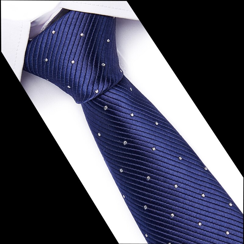 Men's Striped Plaid Pattern Business Silk Tie