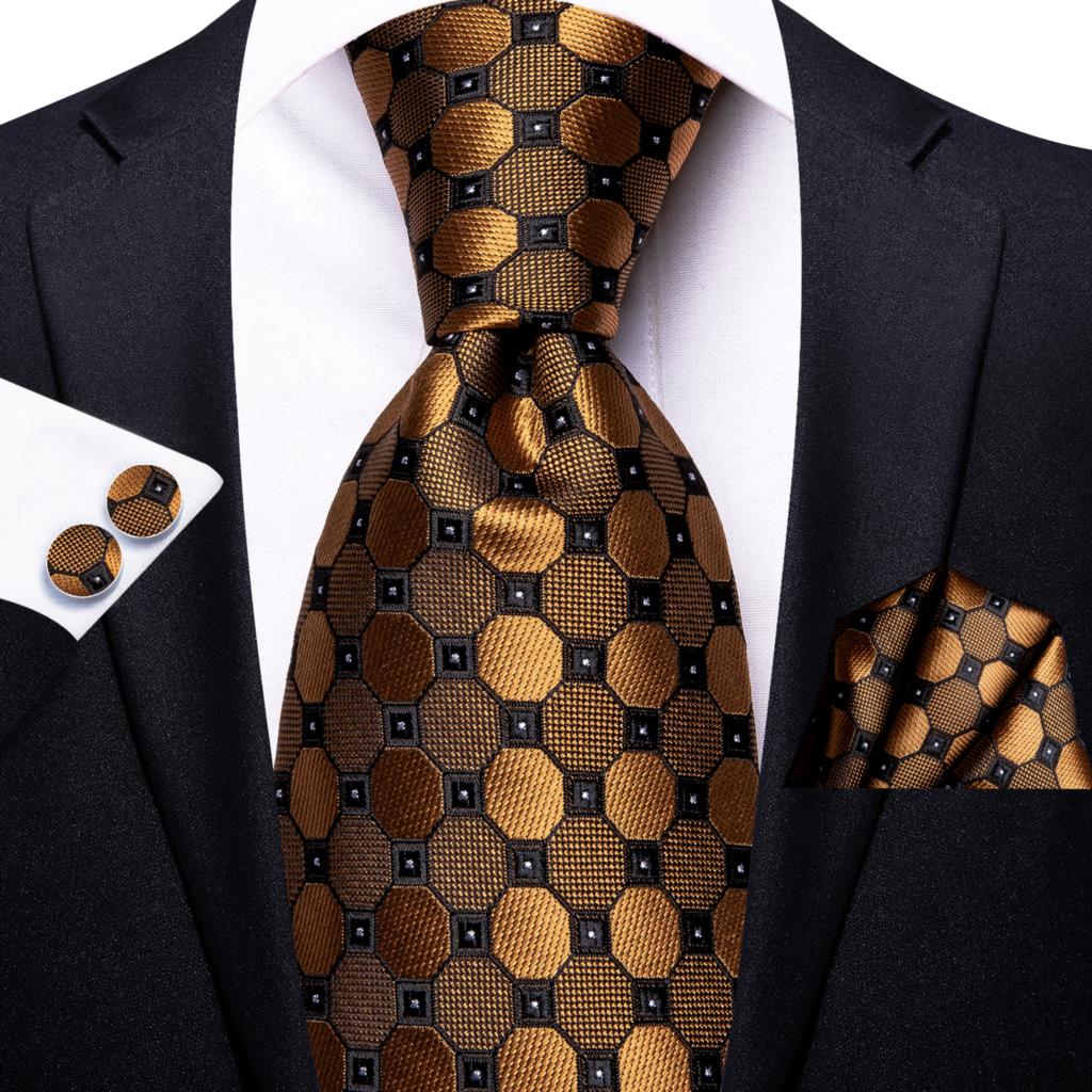 Business Paisley 100% Silk Men's 4 pc Tie Set