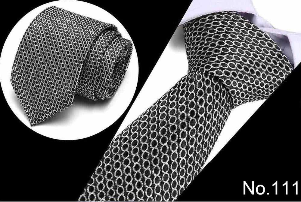 Luxury Men's Print Pattern Slim Neckties