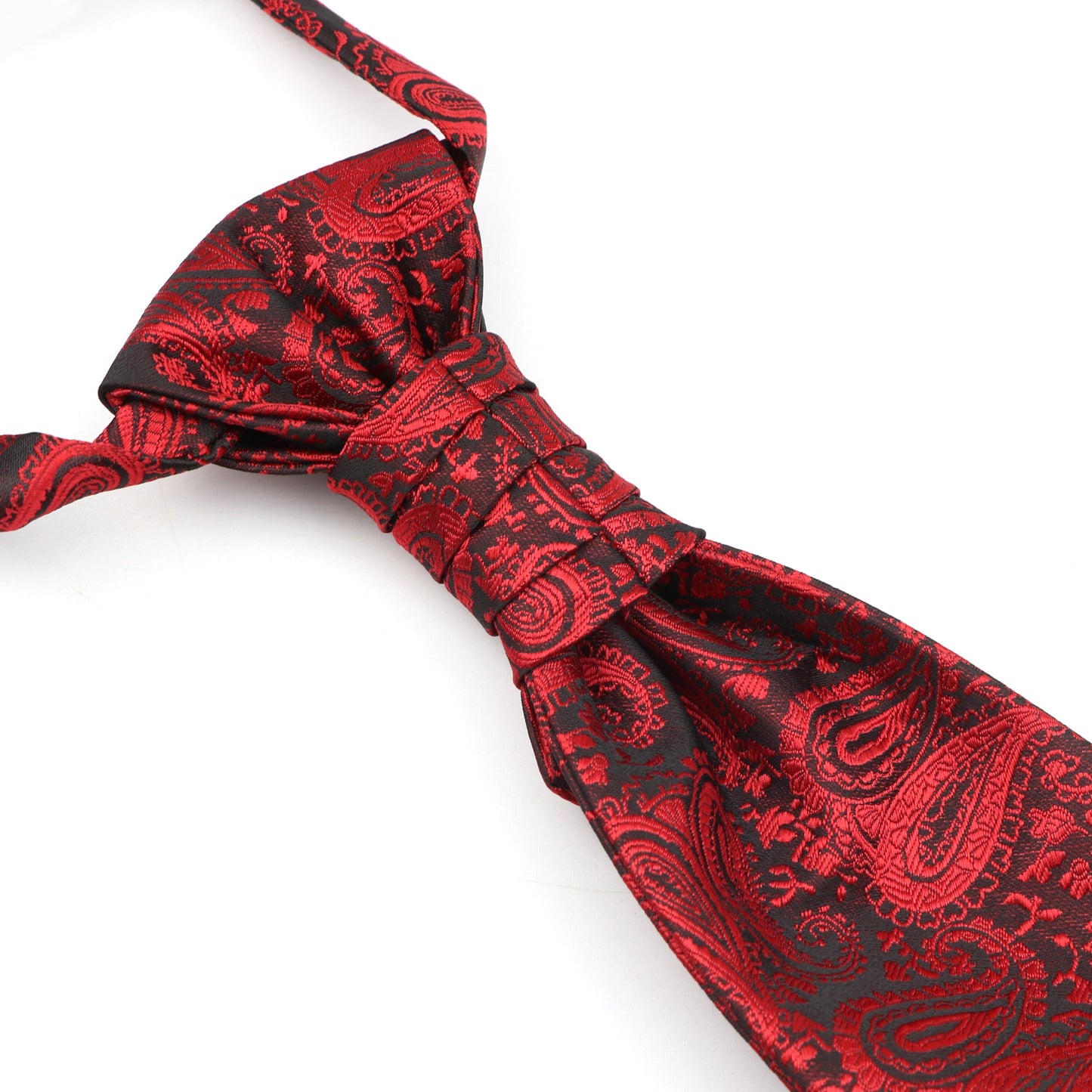 Luxury Men ‘s Paisley Ascots Necktie Tied Knot