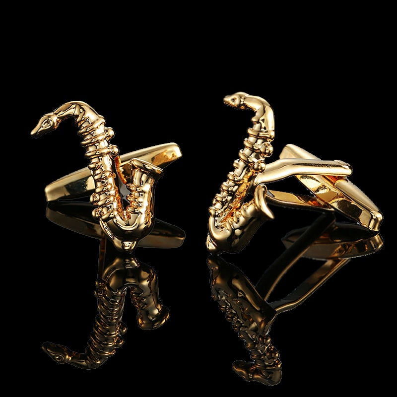 High quality Brass Plated 18K Gold French Cufflinks