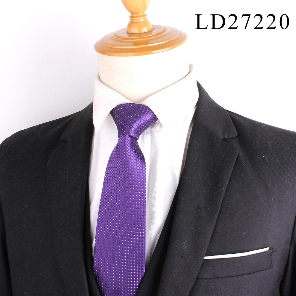 Classic Plaid Neck Ties for Men