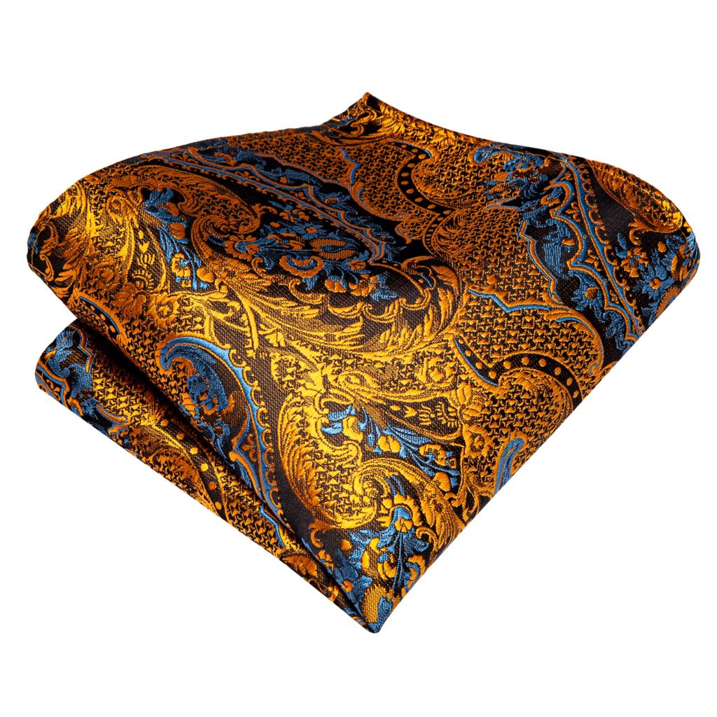 100% Silk Luxury Paisley Tie Set