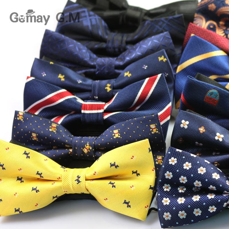 Men Fashion Casual Floral Bow Ties